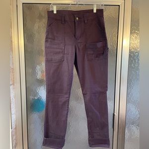 NWOT CAbi Plum/Purple Cabi Carpenter Pant
